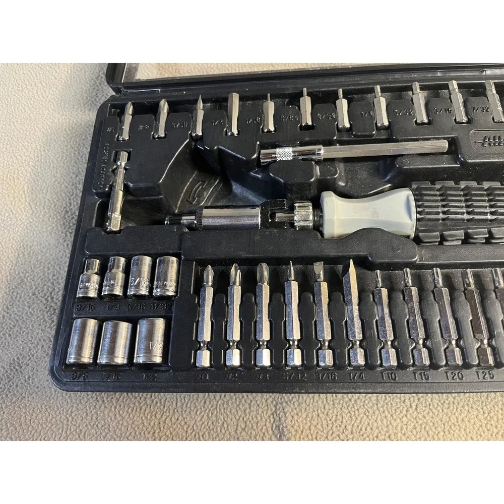 Allenite 37 pc Superset‎ Screwdriver Bit and Socket Set with Ratchet Handle